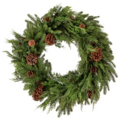 Regency 30" Real Feel Evergreen Mix Christmas Wreath MTX73280