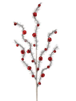 Regency 29" Retro Tinsel With Jingle Bells Christmas Tree Spray MTX73539