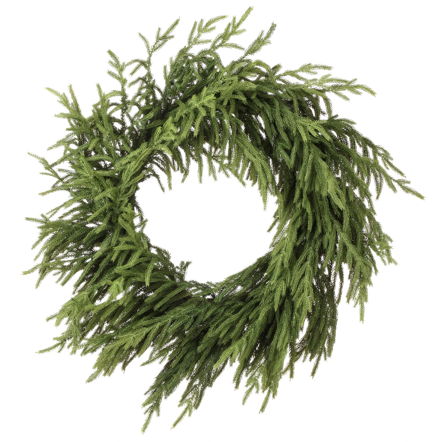 Regency 30" Just Cut Real Feel Norfolk Pine Christmas Wreath MTX74732 3 Regency 30" Just Cut Real Feel Norfolk Pine Christmas Wreath MTX74732