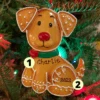 Gingerbread Cookie Puppy Dog Personalized Christmas Ornament OR1222 1 Gingerbread Cookie Puppy Dog Personalized Christmas Ornament OR1222 -The Christmas Shop OR1222 edit 73018.1649337741