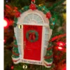Red Door With Wreath Personalized Christmas Ornament OR2297 -The Christmas Shop OR2297 EDIT 36424.1665070015