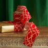 Raz 4" Red And Gold Patterned Wired Christmas Ribbon R4327721 -The Christmas Shop R4327721 65150.1686747337