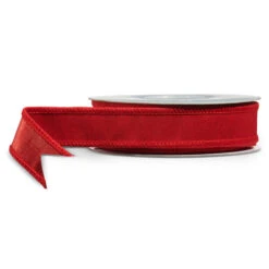 Raz 1" Red Wired Christmas Ribbon R4527847
