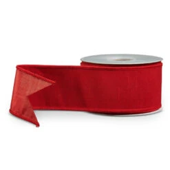 Raz 2.5" Red Wired Christmas Ribbon R4527852 -The Christmas Shop R4527852 62405.1752153179