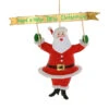 Cody Foster 6.75" Holly Jolly Christmas Santa Ornament RO-3252 1 Cody Foster 6.75" Holly Jolly Christmas Santa Ornament RO-3252 -The Christmas Shop RO 3252 1 38371.1691587453
