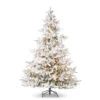 Raz 7.5" Snake Light Flocked Aurora Spruce Christmas Tree T4252035 -The Christmas Shop T4252035 47732.1710366575