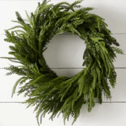 Raz 24" Mixed Cedar Real Feel Christmas Wreath W4511742