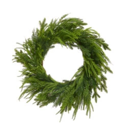 Raz 28" Real Feel Mixed Cedar Christmas Wreath W4511744