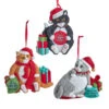 Kurt Adler 3.5" Fat Cat Christmas Ornament A2220 -The Christmas Shop a2220 07062.1677083823