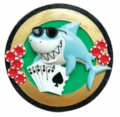 Card Shark Personalized Christmas Ornament OR1695 -The Christmas Shop api219pp4 57580.1646091881