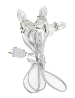 6 Ft Christmas Village Replacement Light Cord With 3 Light Socket 6401