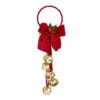 12.5" Jingle Bells With Dark Red Bow Door Hanger Christmas Ornament J8185 -The Christmas Shop apidrtpqn 71271.1646091865