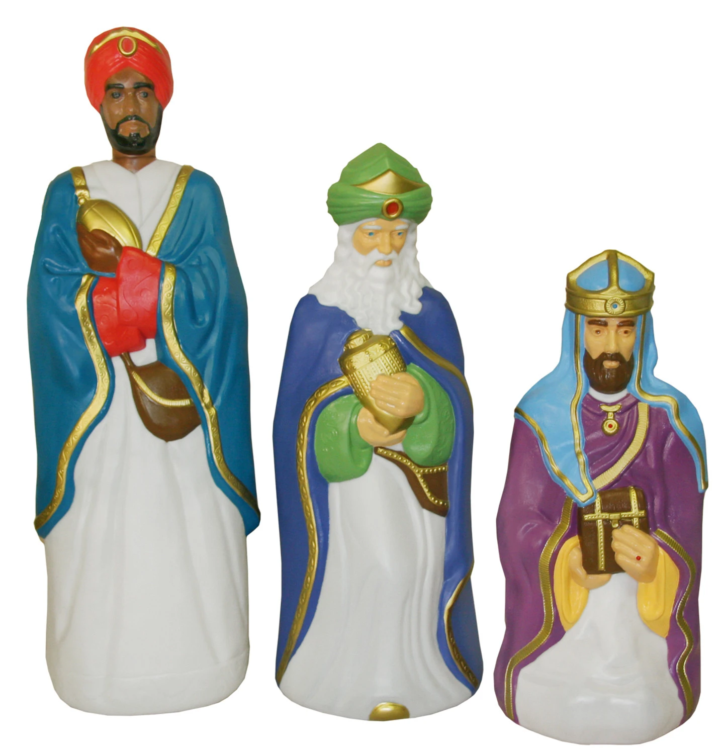 Blow Mold Life Size Christmas Nativity 10pc Set 7 Blow Mold Life Size Christmas Nativity 10pc Set - Image 5