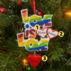 Pride "Love Is Love" Personalized Christmas Ornament OR1455 1 Pride "Love Is Love" Personalized Christmas Ornament OR1455 -The Christmas Shop apiigeerp 68965.1646091900