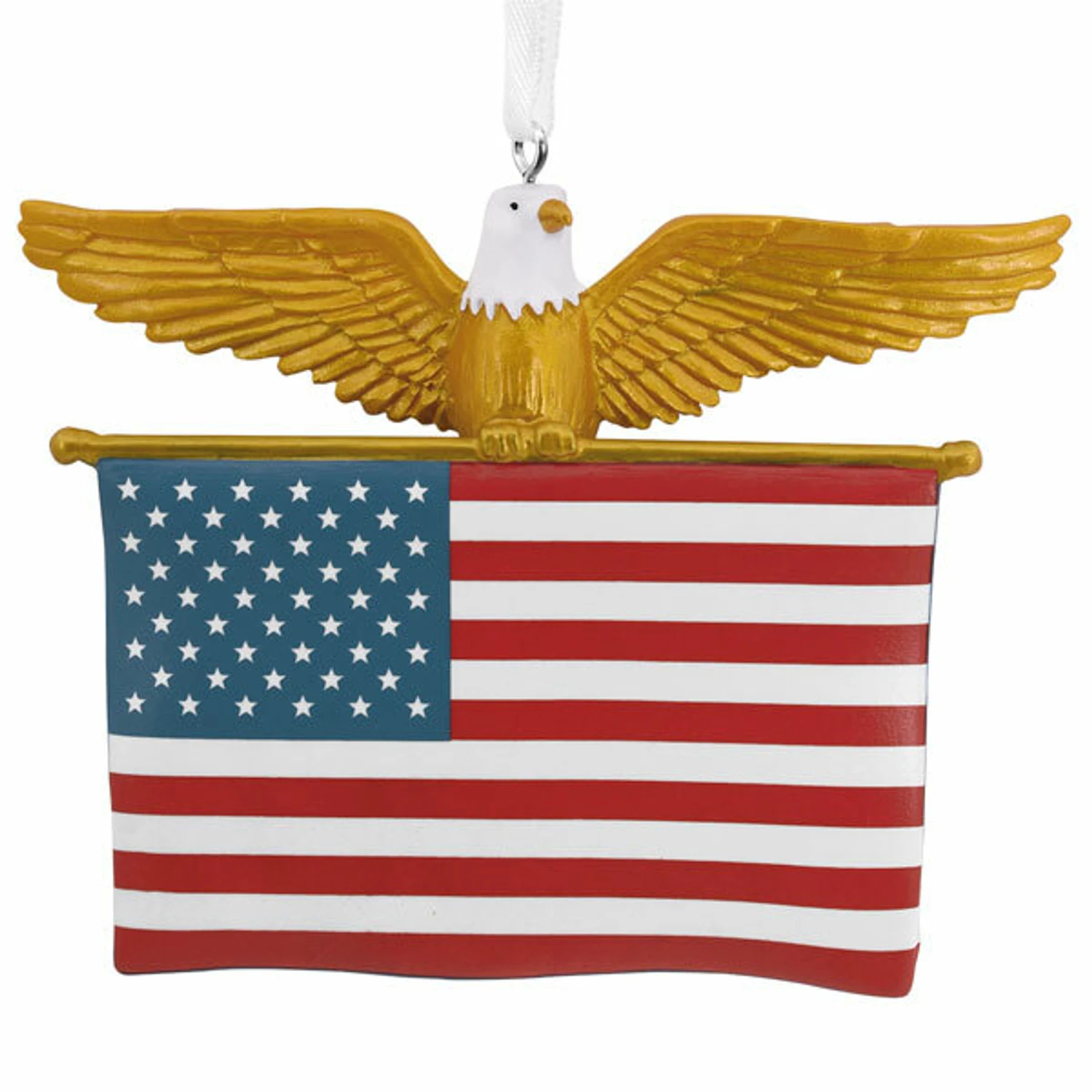Hallmark American Flag Christmas Ornament 1HGO2786 3 Hallmark American Flag Christmas Ornament 1HGO2786
