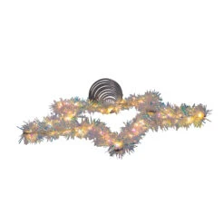 12.2" LED Lighted Warm White Silver Tinsel Star Christmas Tree Topper AD1022WW -The Christmas Shop apinctklb 00838.1646091913