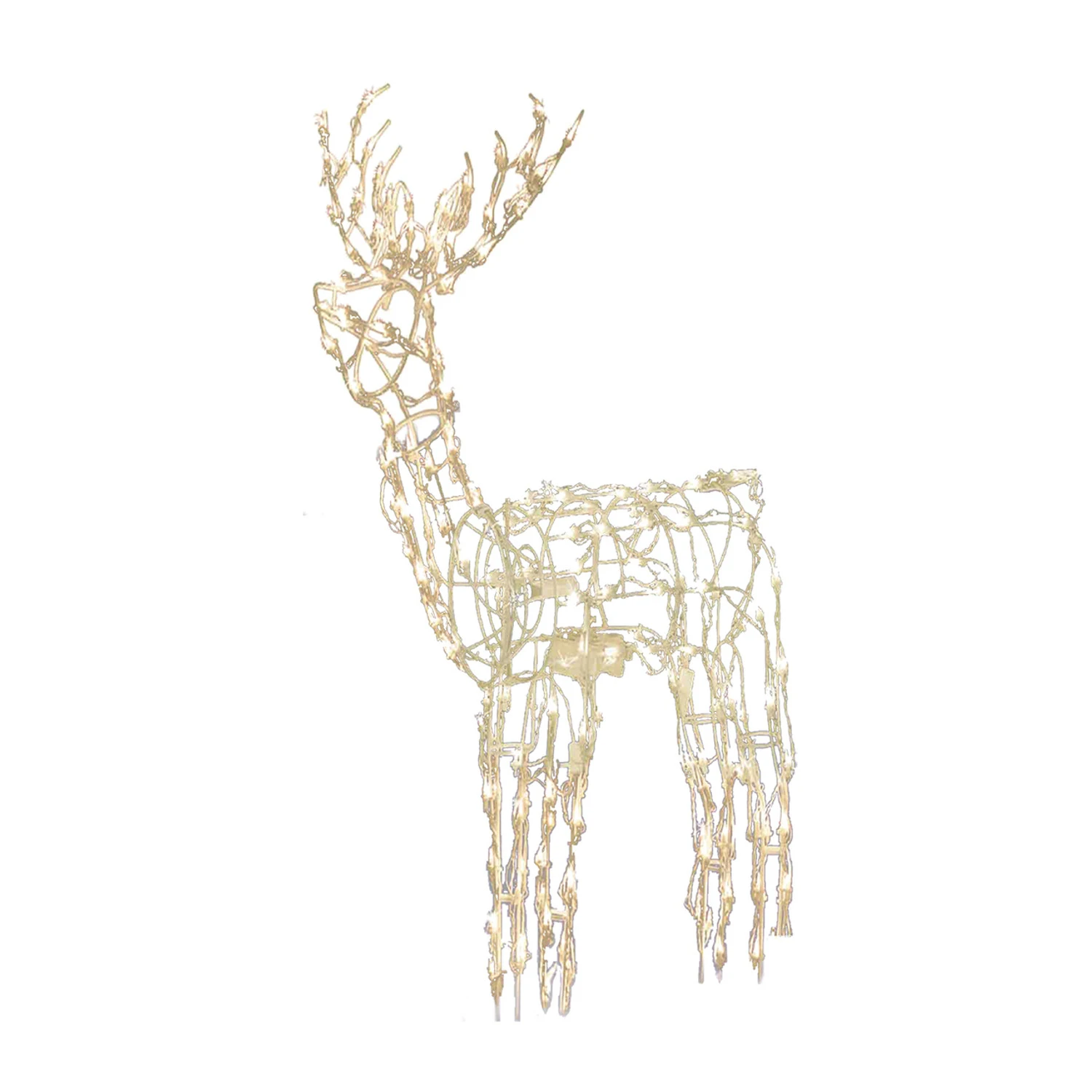 Brite Star 48" LED Lighted Electric Animated Standing Buck Outdoor Christmas Decoration 46-331-00 3 Brite Star 48" LED Lighted Electric Animated Standing Buck Outdoor Christmas Decoration 46-331-00