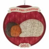 Hallmark 3.25" African American Baby's First Christmas 2021 Dated Mahogany Ornament 1HDA1578 -The Christmas Shop apippo9y5 08646.1646091907