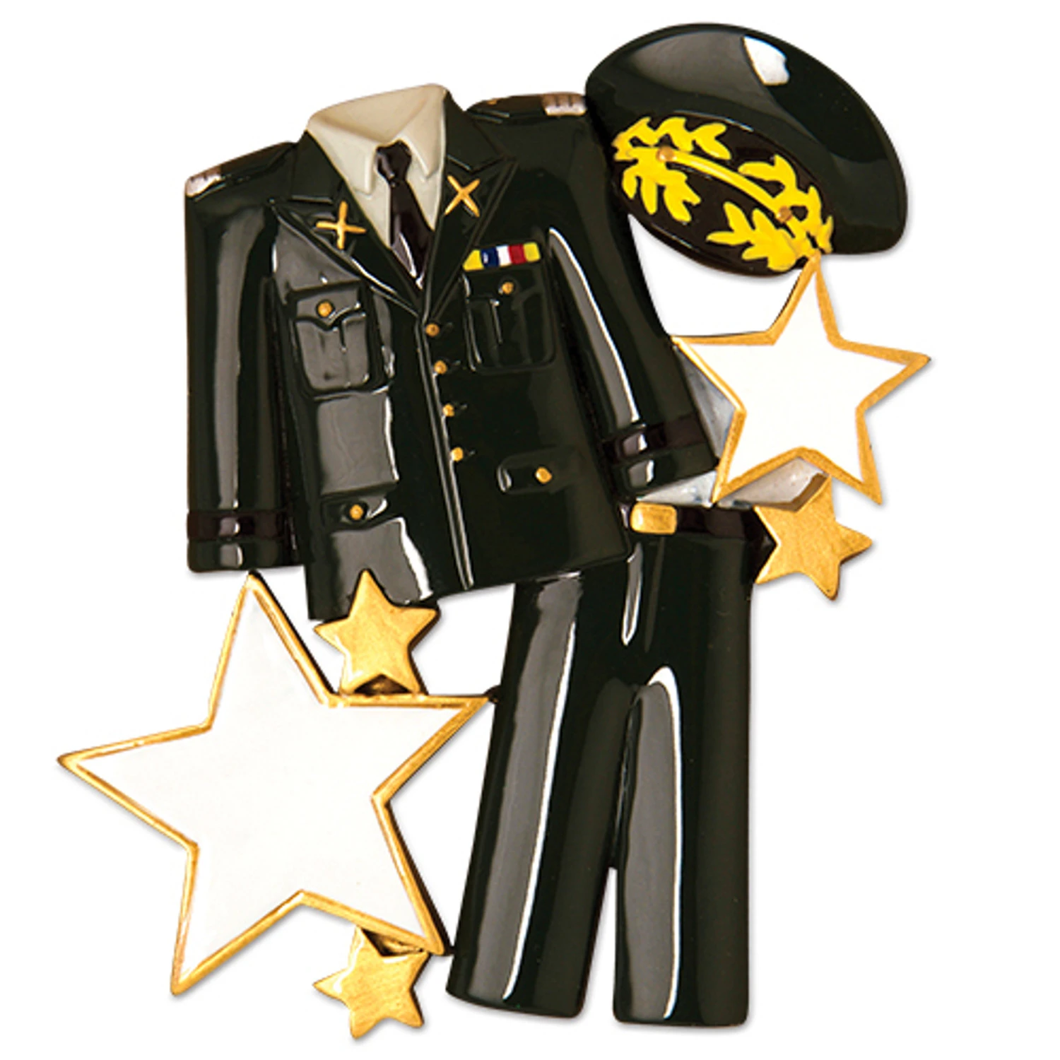 Armed Services Army Uniform Personalized Christmas Ornament 5 Armed Services Army Uniform Personalized Christmas Ornament - Image 3