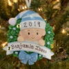 Blue Baby Boy In Wreath Personalized Christmas Ornament OR1746-B -The Christmas Shop apirywxpr 33648.1646091885