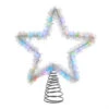 12.2" LED Lighted Silver Tinsel Star Christmas Tree Topper AD1022RGB 2 12.2" LED Lighted Silver Tinsel Star Christmas Tree Topper AD1022RGB -The Christmas Shop apiuatrqg 14543.1646091907
