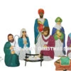 Blow Mold Life Size Christmas Nativity 10pc Set 2 Blow Mold Life Size Christmas Nativity 10pc Set -The Christmas Shop apiwlhmpi 29708.1646091866