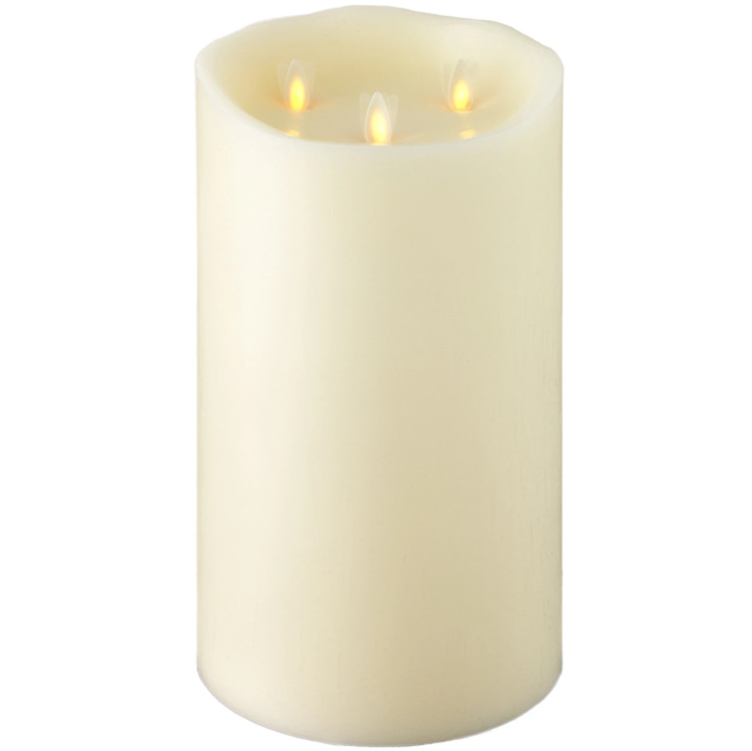 Liown 10" Moving Triflame Ivory Unscented Battery Candle 18017 3 Liown 10" Moving Triflame Ivory Unscented Battery Candle 18017