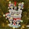 Penguin Family Of 5 At The North Pole Personalized Christmas Ornament OR1739-5 -The Christmas Shop apiyytkdi 15333.1646091876
