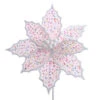 Kurt Adler 14" Pink Frosted Poinsettia Christmas Tree Pick C0293 2 Kurt Adler 14" Pink Frosted Poinsettia Christmas Tree Pick C0293 -The Christmas Shop c0293 38876.1677094075