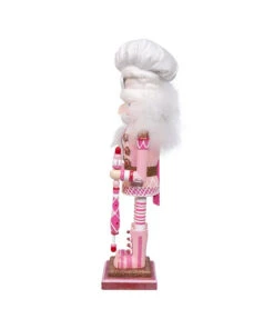 Kurt Adler 16" Hollywood Nutcrackers Pink Gingerbread Baker Nutcracker HA0783 -The Christmas Shop ha0783 03 24502.1746450393
