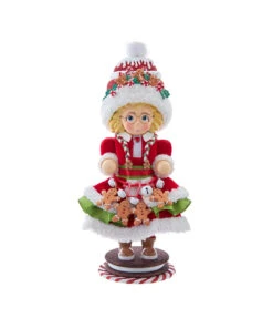 Kurt Adler 19.5" Hollywood Nutcrackers Mrs. Claus Gingerbread Nutcracker HA0785