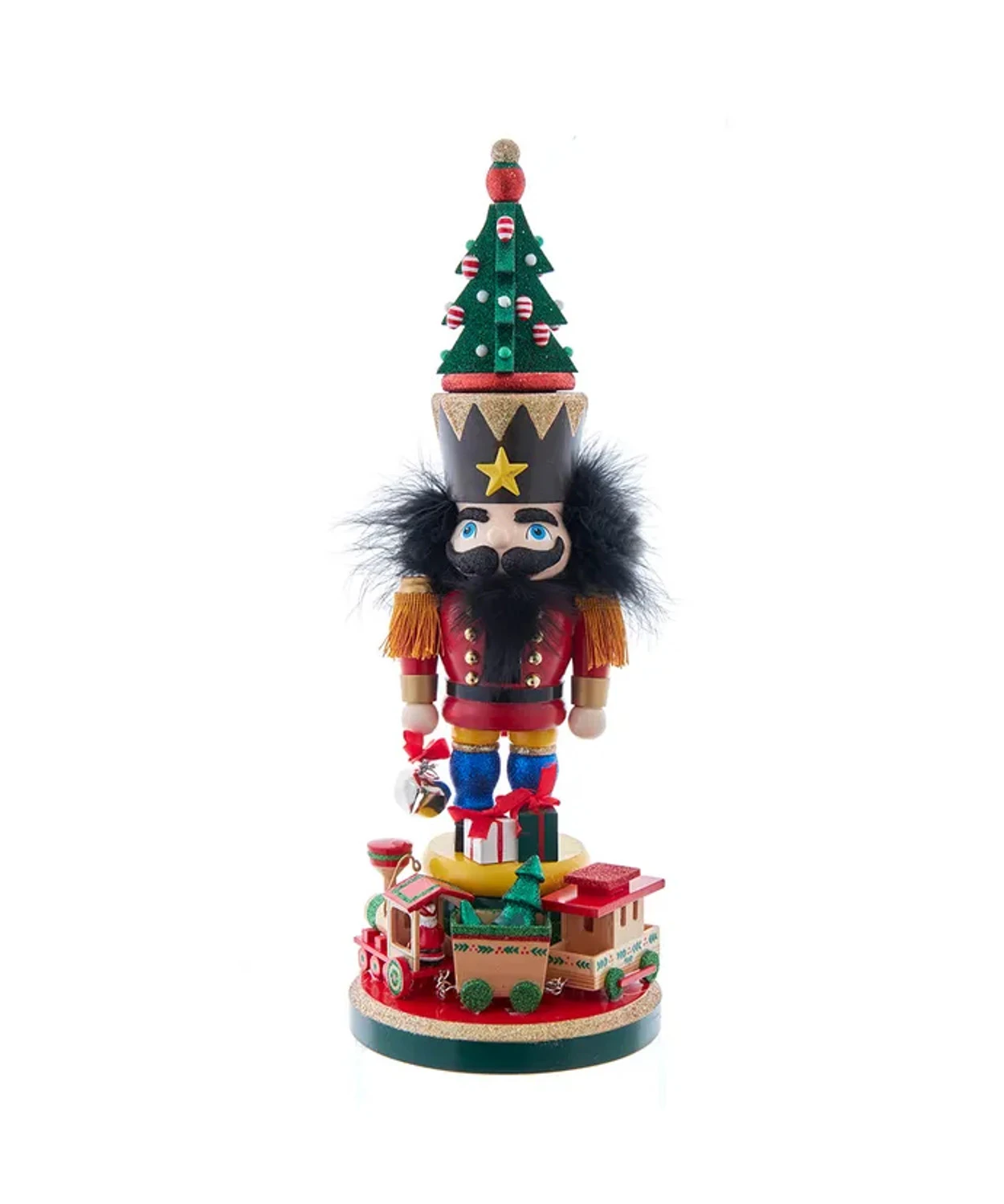 Kurt Adler 18.5" Hollywood Nutcrackers With Train Nutcracker HA0786 3 Kurt Adler 18.5" Hollywood Nutcrackers With Train Nutcracker HA0786
