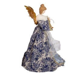 17" Indigo Blue Delft Angel Christmas Tree Topper J6099 -The Christmas Shop j6099 02 48878.1653408820
