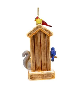 Kurt Adler 5" Noble Gems Bird Feeder Glass Christmas Ornament NBX0147 8 Kurt Adler 5" Noble Gems Bird Feeder Glass Christmas Ornament NBX0147 -The Christmas Shop nbx0147 02 53773.1746536075
