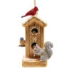 Kurt Adler 5" Noble Gems Bird Feeder Glass Christmas Ornament NBX0147 -The Christmas Shop nbx0147 55726.1746536068