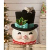 Bethany Lowe 14" Large Jolly Snowman Top Hat Surprise Christmas Decoration TD2140 -The Christmas Shop td2140 lg 37286.1723561528