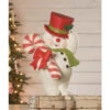 Bethany Lowe 20" Large Sammy Jolly Snowman Vintage Christmas Decoration TJ2342 -The Christmas Shop tj2342 lg 17422.1723560791