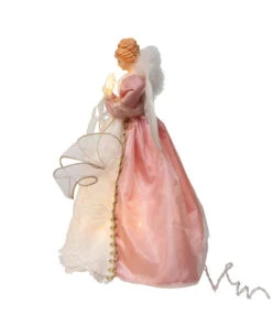 Kurt Adler 14" Pink & Ivory Angel Christmas Tree Topper UL2252 9 Kurt Adler 14" Pink & Ivory Angel Christmas Tree Topper UL2252 -The Christmas Shop ul2252 02 73144.1746545208
