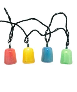 Kurt Adler 9' Multicolor Gumdrop Christmas Light Strand UL4390